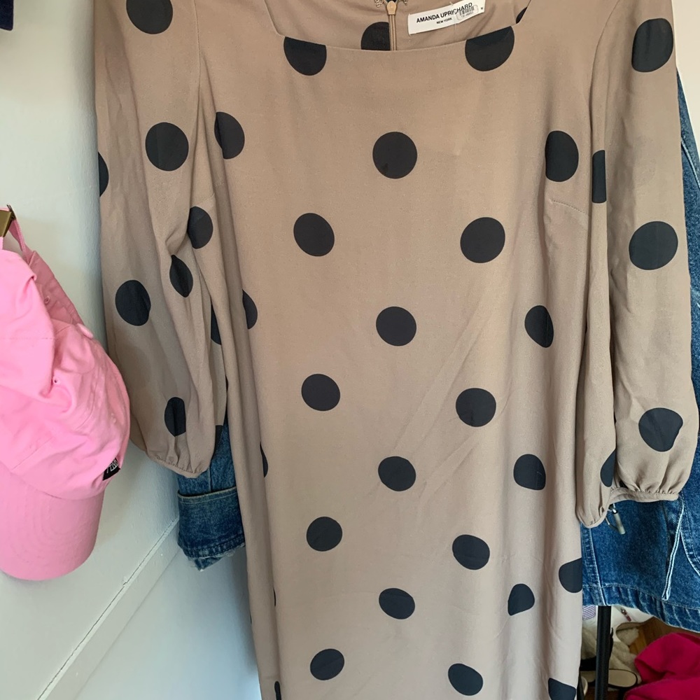 Amanda Uprichard polka dot dress